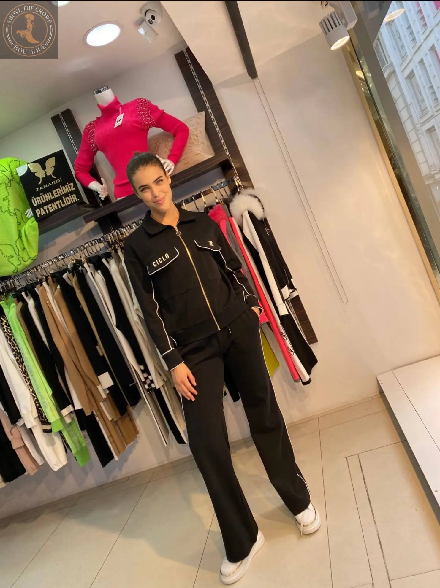 “CICLO” Two-Piece Suit - Above the Crowd Boutique