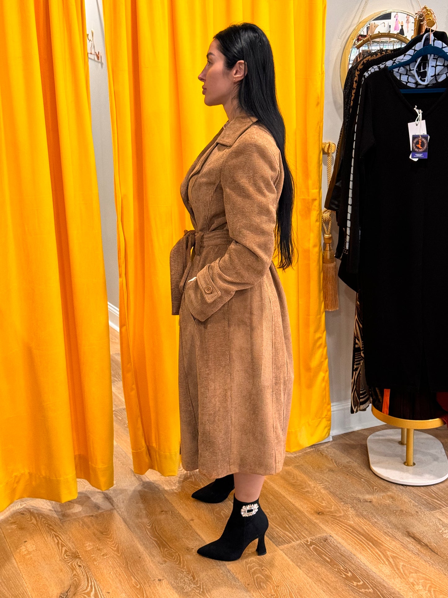 Carmen Milano Corduroy Coat Carmen Milano