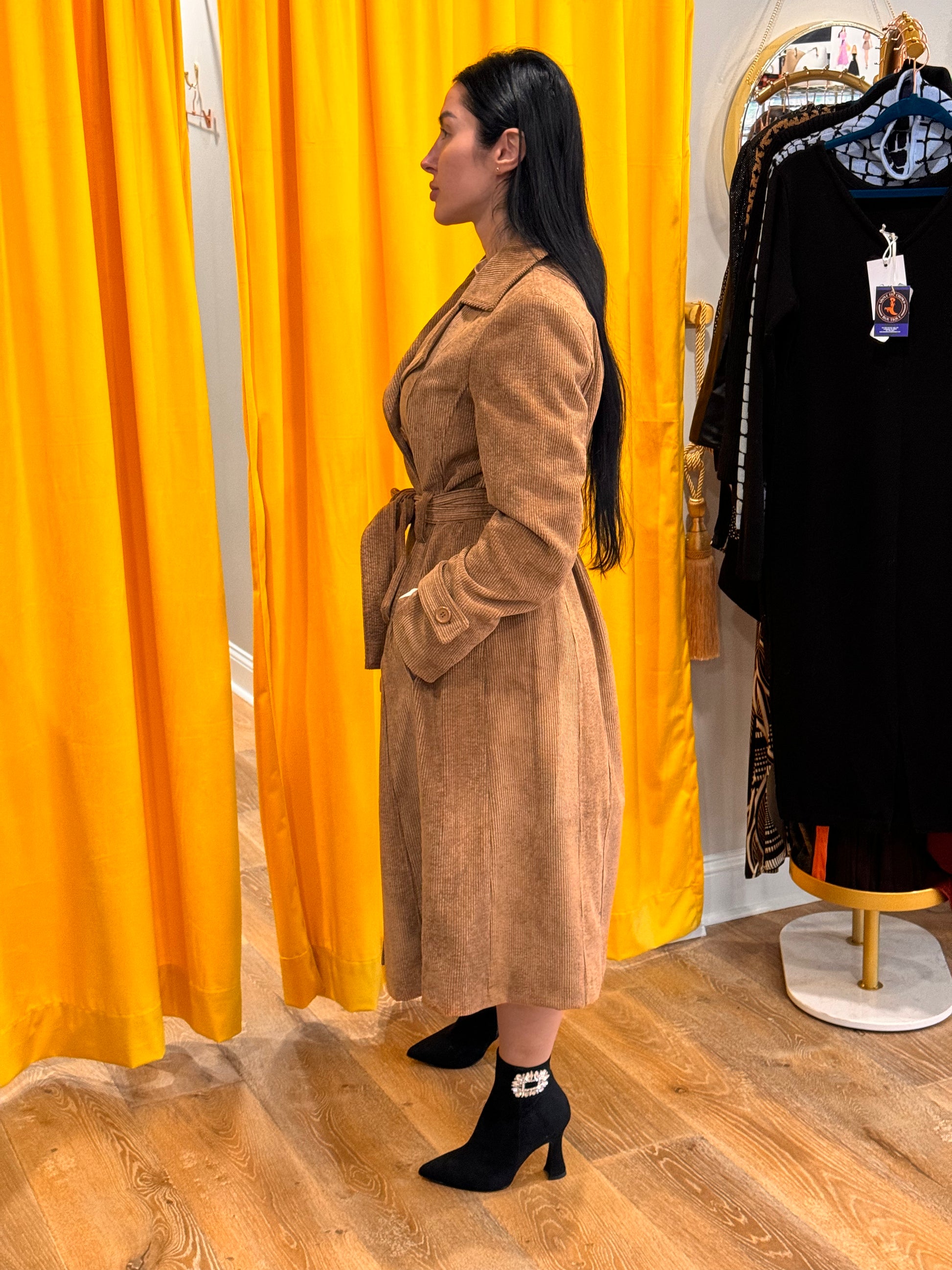 Carmen Milano Corduroy Coat Carmen Milano