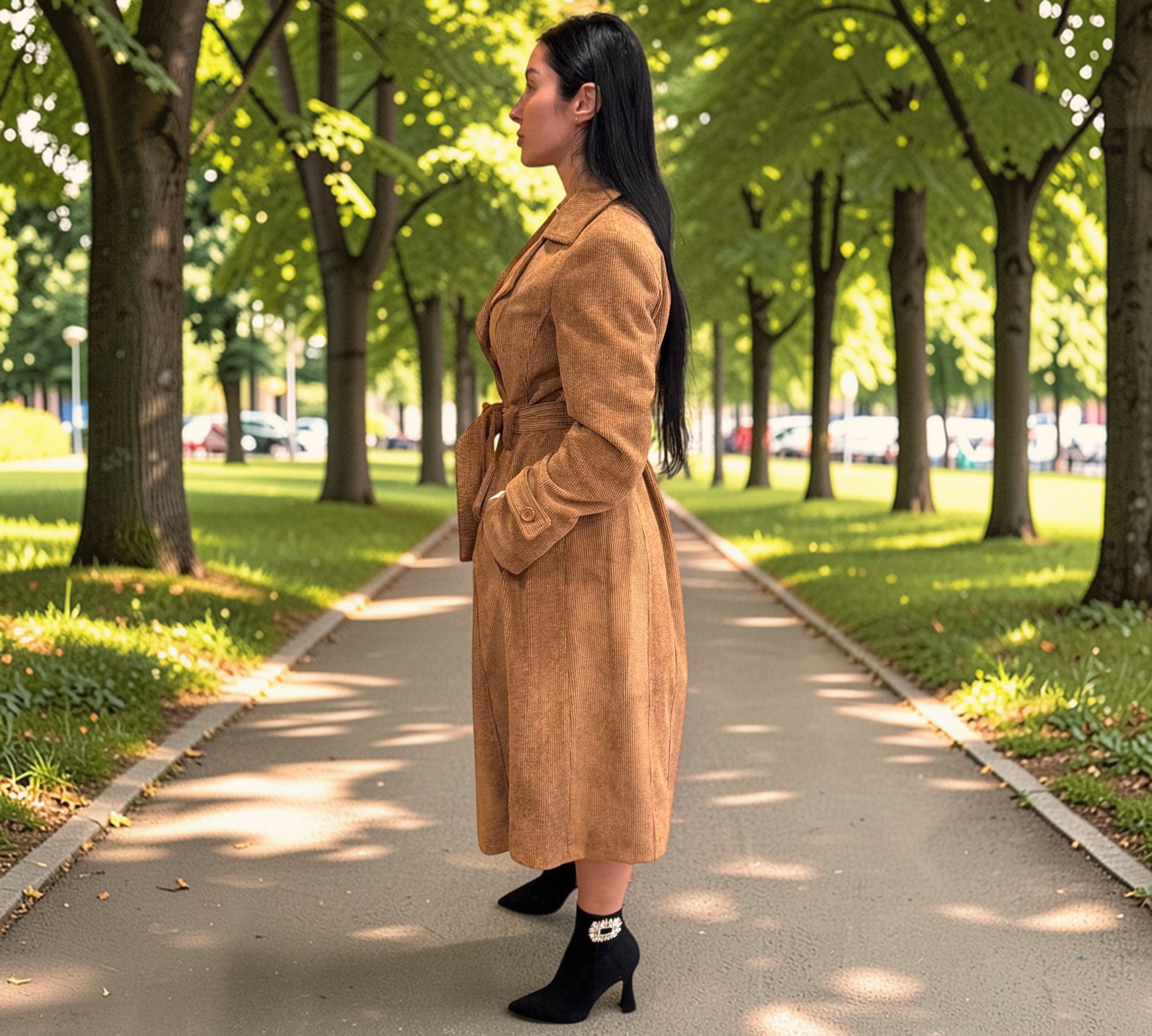 Carmen Milano Corduroy Coat Carmen Milano