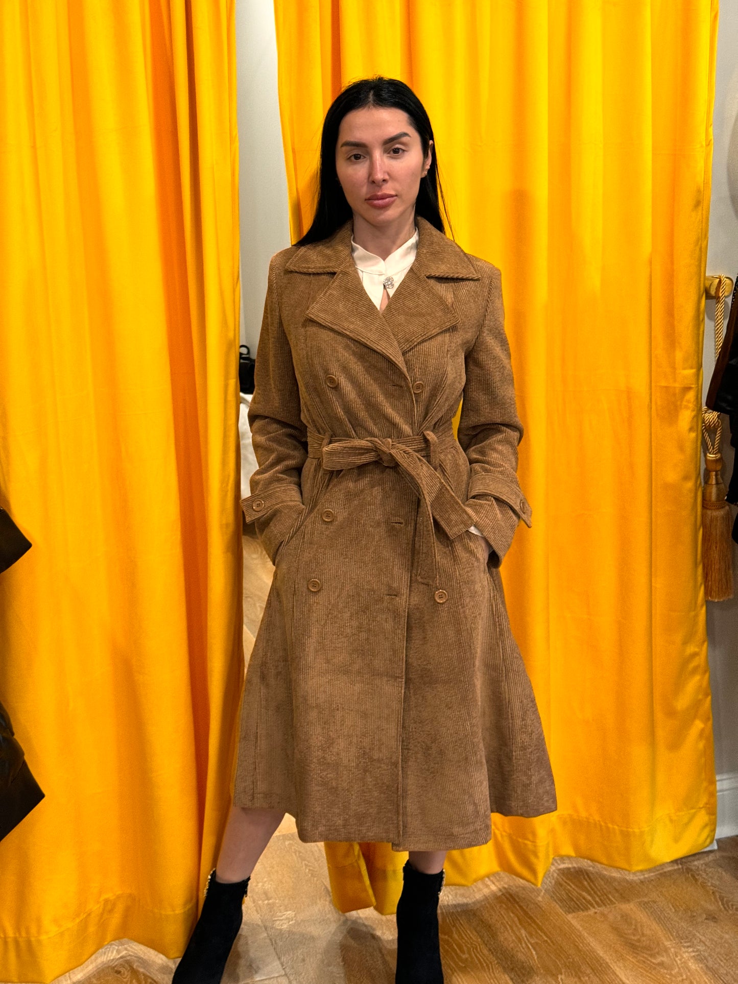 Carmen Milano Corduroy Coat Carmen Milano