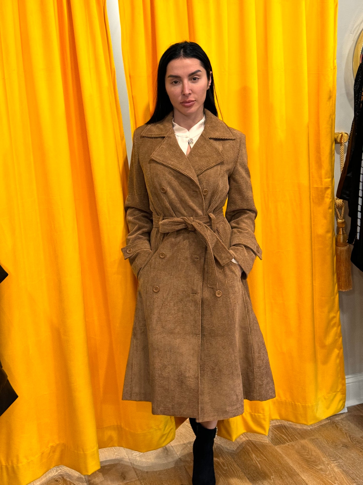 Carmen Milano Corduroy Coat Carmen Milano