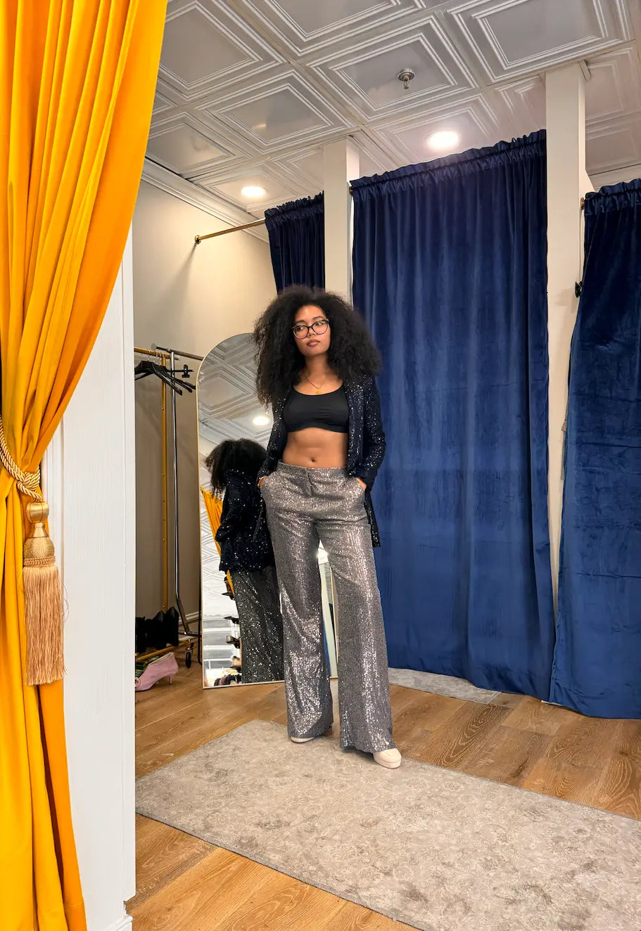 Carmen Milano Sequin Pants 3310 Carmen Milano