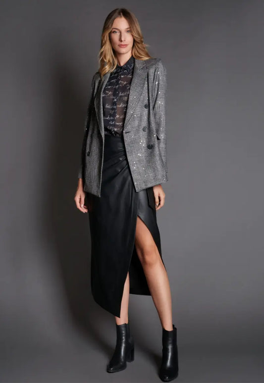 Carmen Milano Women Sequin Jacket 3930 Carmen Milano