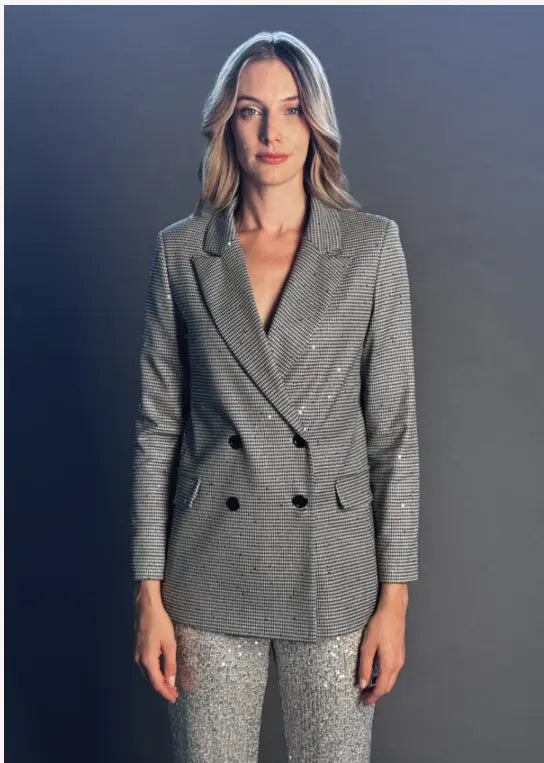 Carmen Milano Women Sequin Jacket 3930 Carmen Milano