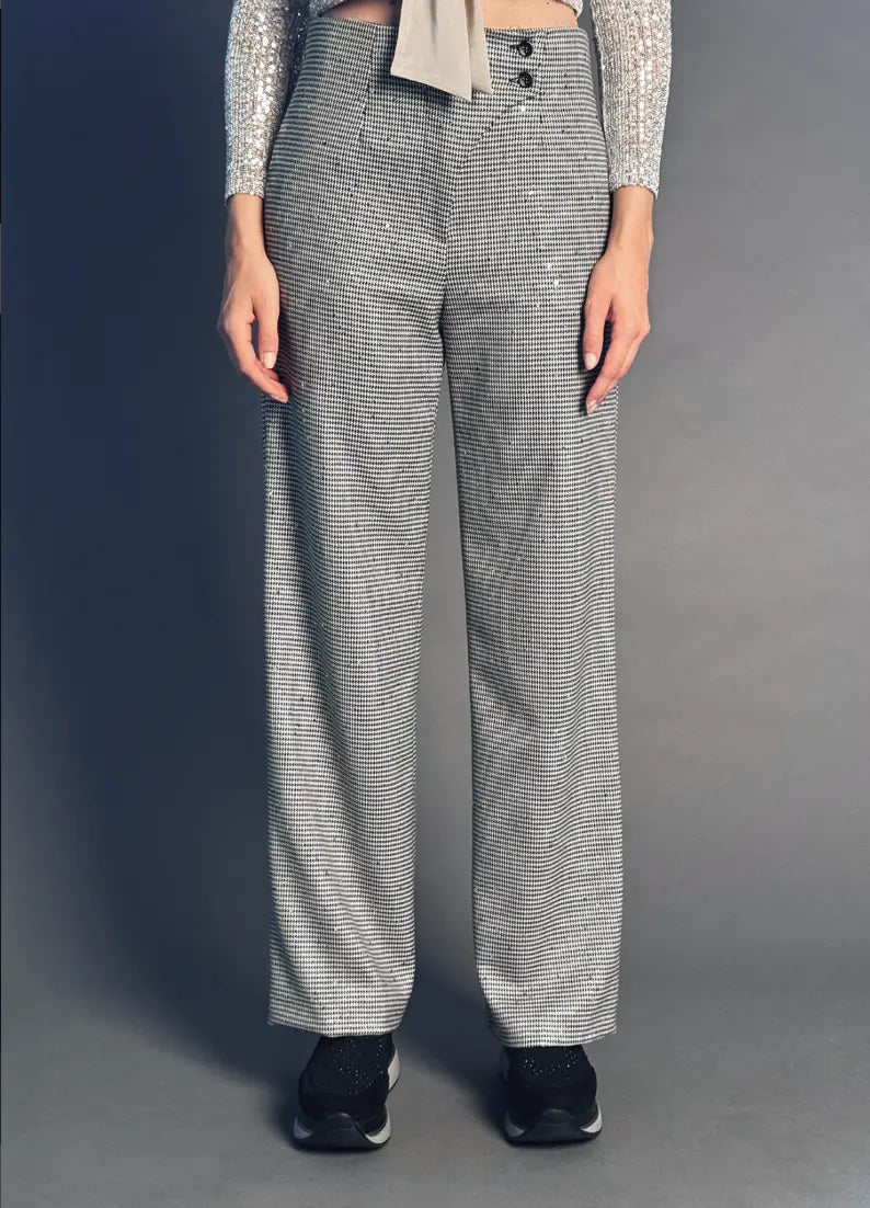 Carmen Milano Women Sequin Pants 2428 Carmen Milano