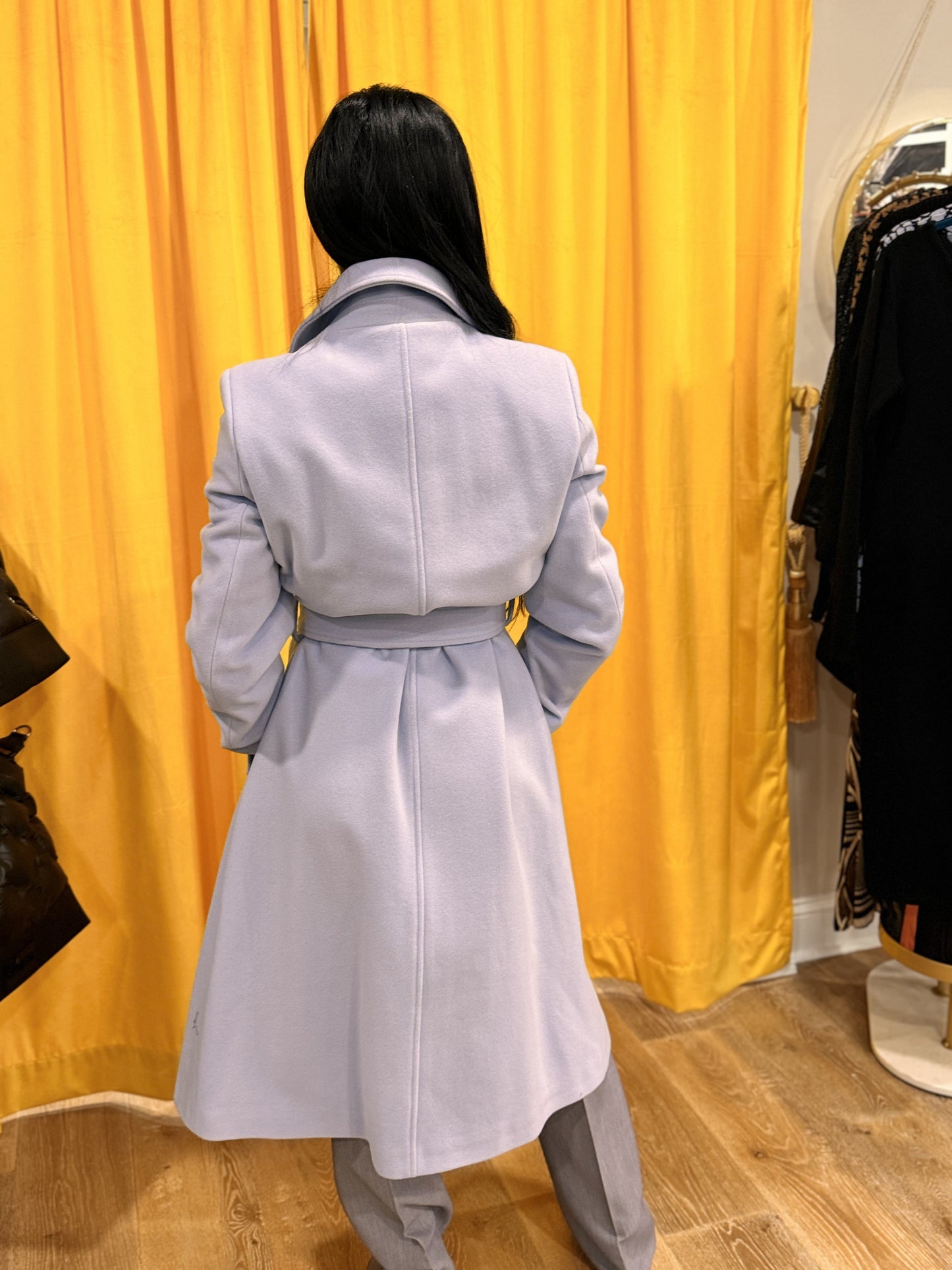 Carmen Milano Wool Blue Coat Carmen Milano