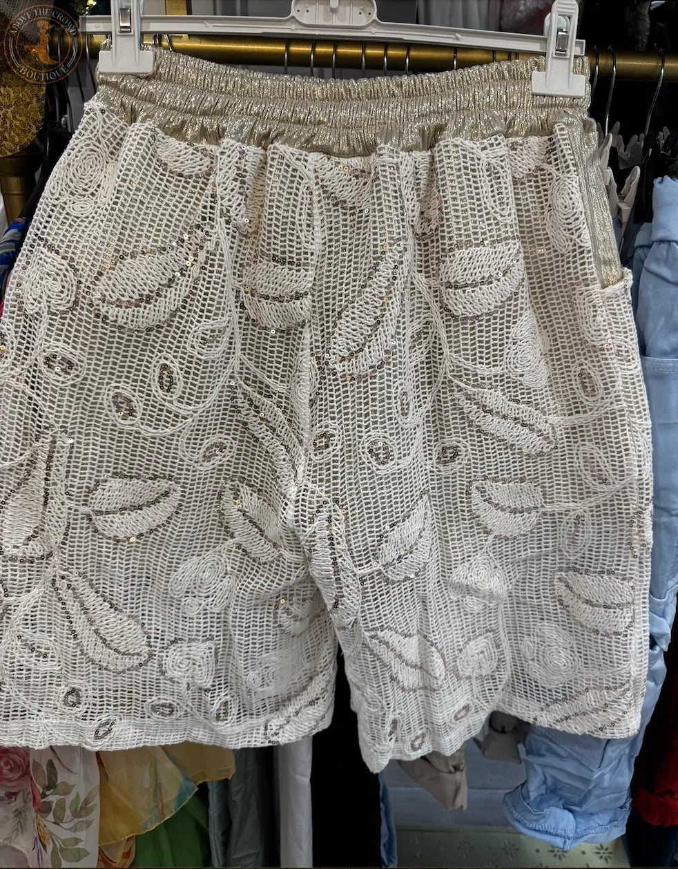 Chic Embroidered Lace Shorts - European Style & Effortless Comfort Karma