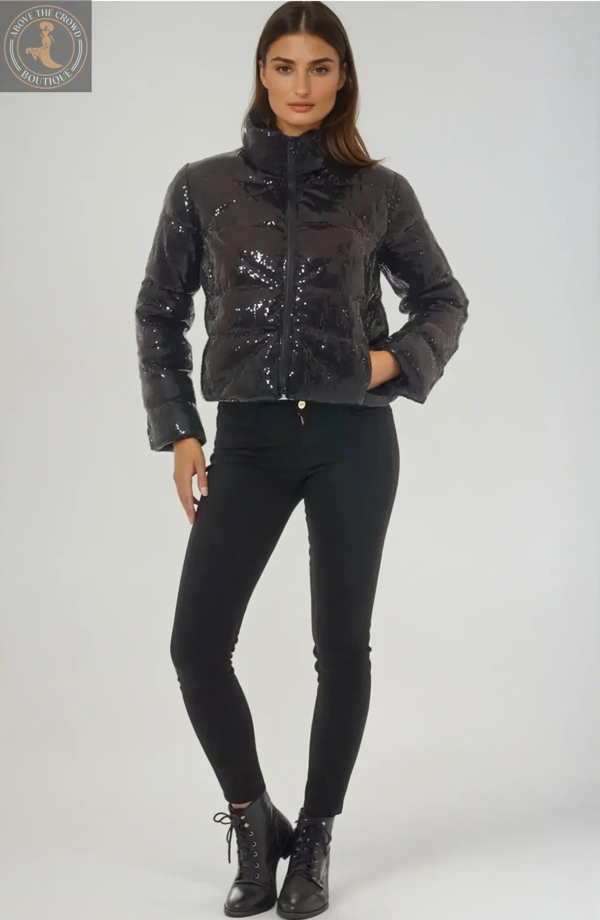 Ciao Milano Rina Sequin Puffer Jacket Ciao Milano