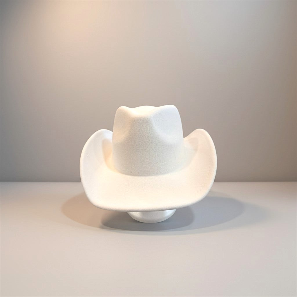 Classic White Western Hat - Above the Crowd Boutique