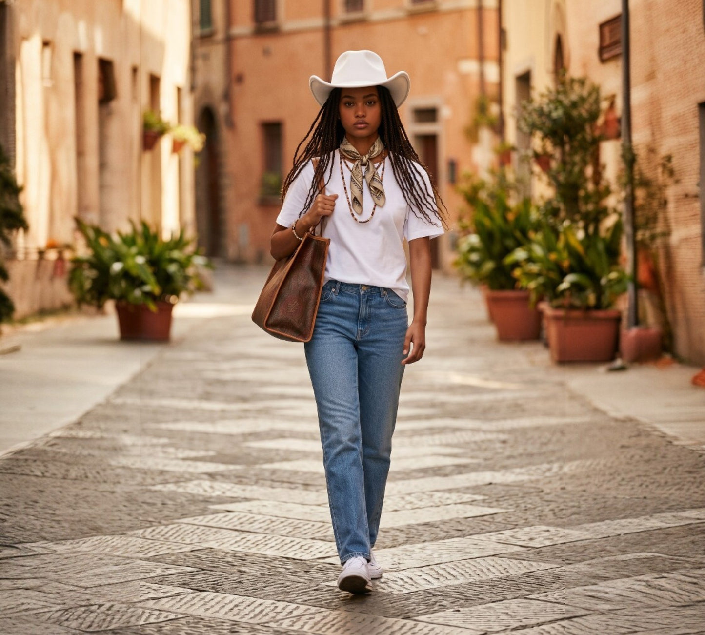Classic White Western Hat - Above the Crowd Boutique
