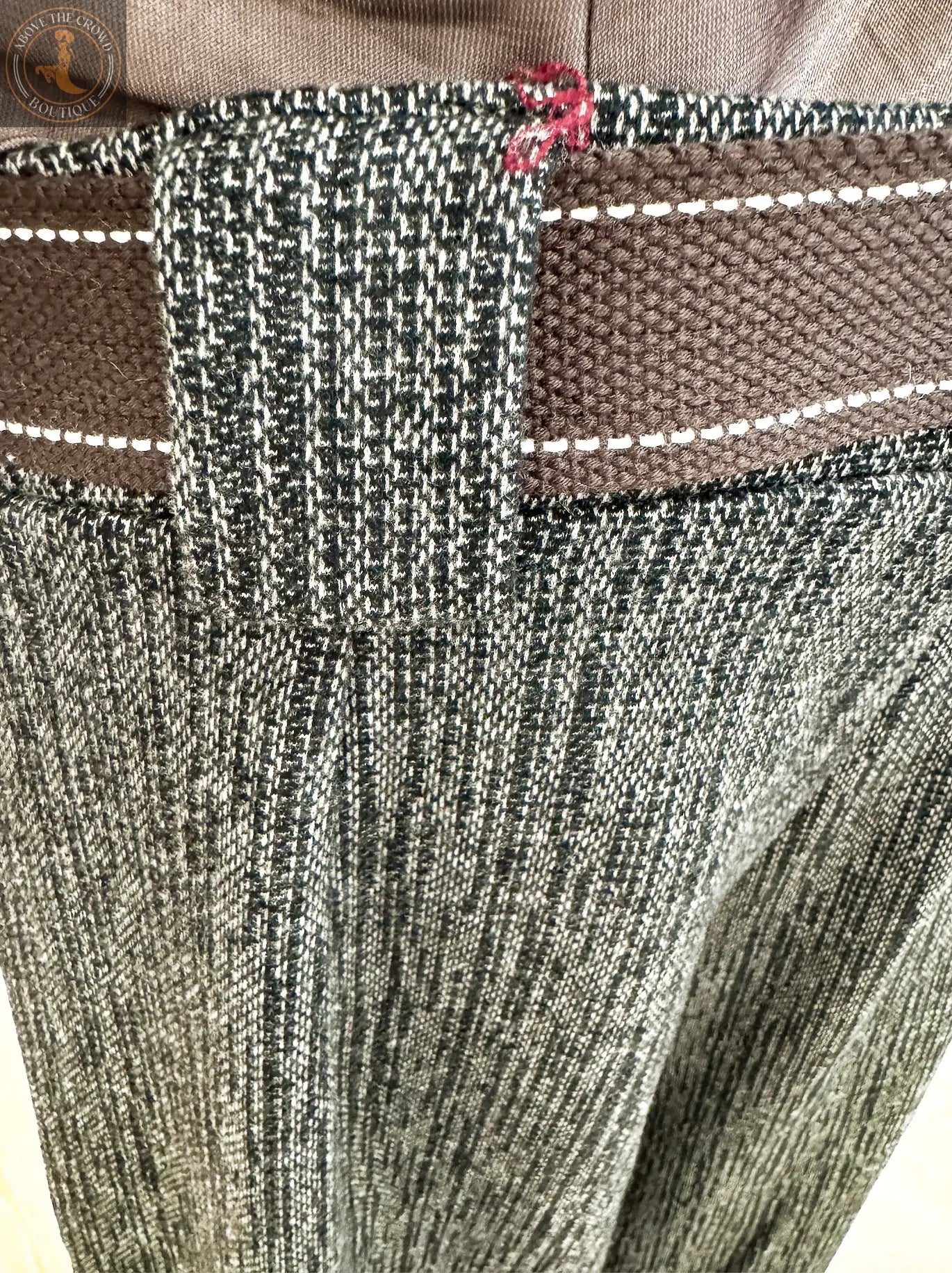 Corduroy Wide-Leg Trousers by Above The Crowd Boutique Karma