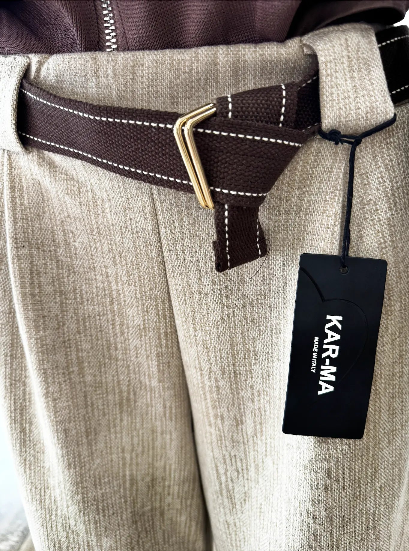 Corduroy Wide-Leg Trousers by Above The Crowd Boutique Karma