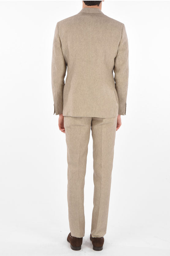 Corneliani Men Linen Suit Corneliani