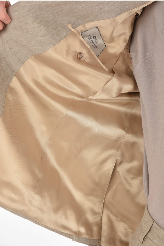 Corneliani Men Linen Suit Corneliani