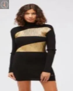 Custo Barcelona Women's Black Knitted Dress 22193 Custo Barcelona