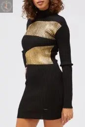 Custo Barcelona Women's Black Knitted Dress 22193 Custo Barcelona