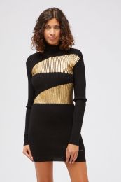 Custo Barcelona Women's Black Knitted Dress 22193