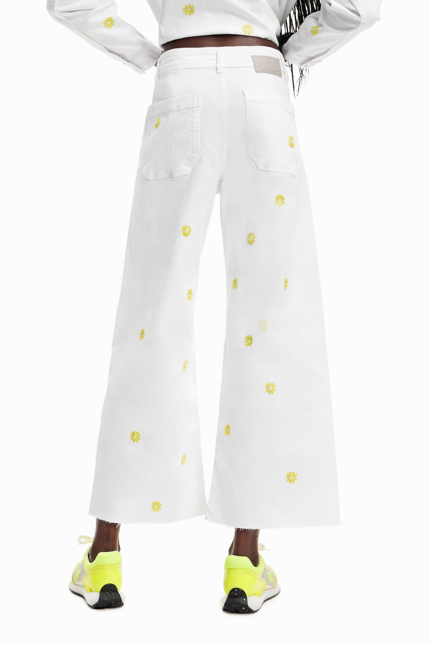 Desigual Denim Ideas White Jeans 23SWDD75 Desigual