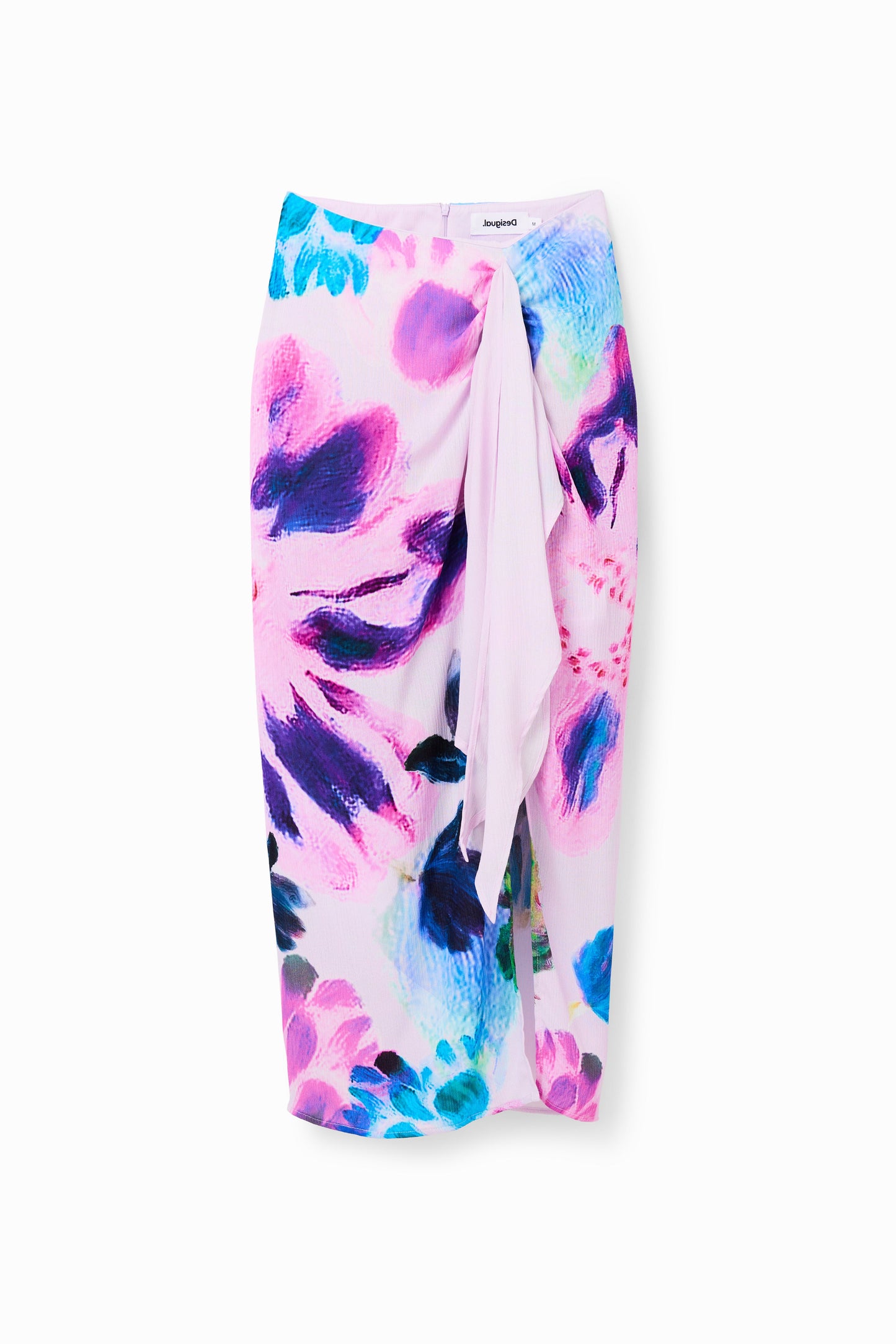 Desigual June Lacroix Floral Wrap Midi Skirt - Unique European Style Desigual