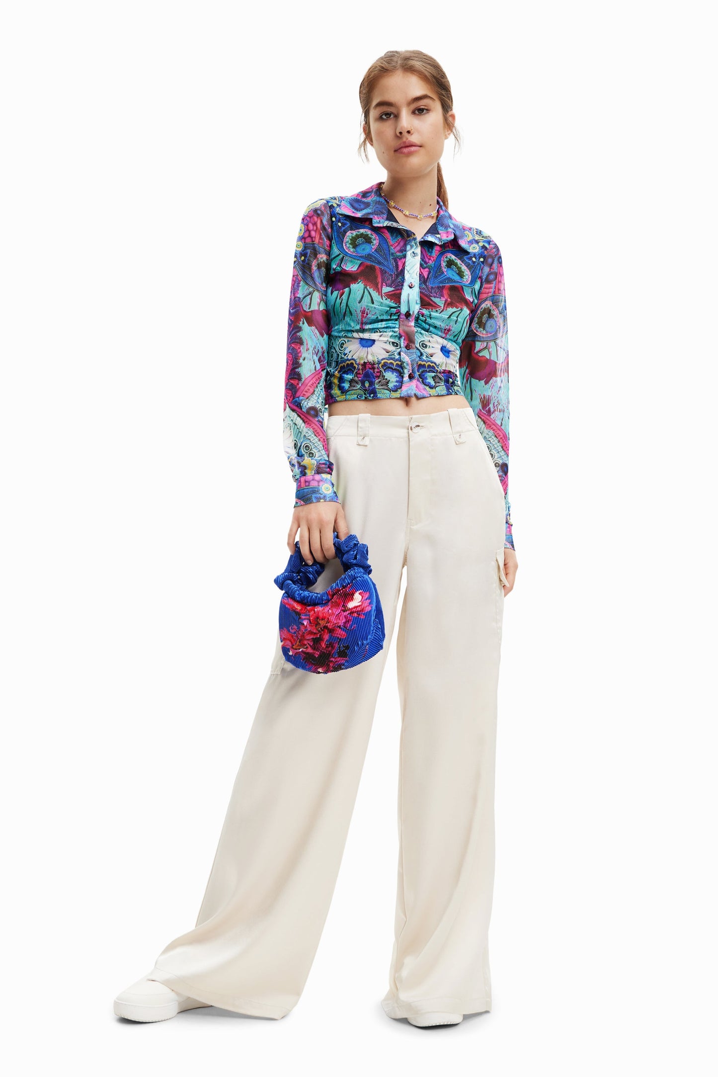 Desigual Long Woven Trousers 23SWPW13 Desigual