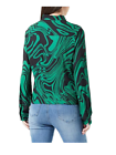 Desigual Wheeler Shirt - Abstract Print, Green & Black - European Fashion Desigual
