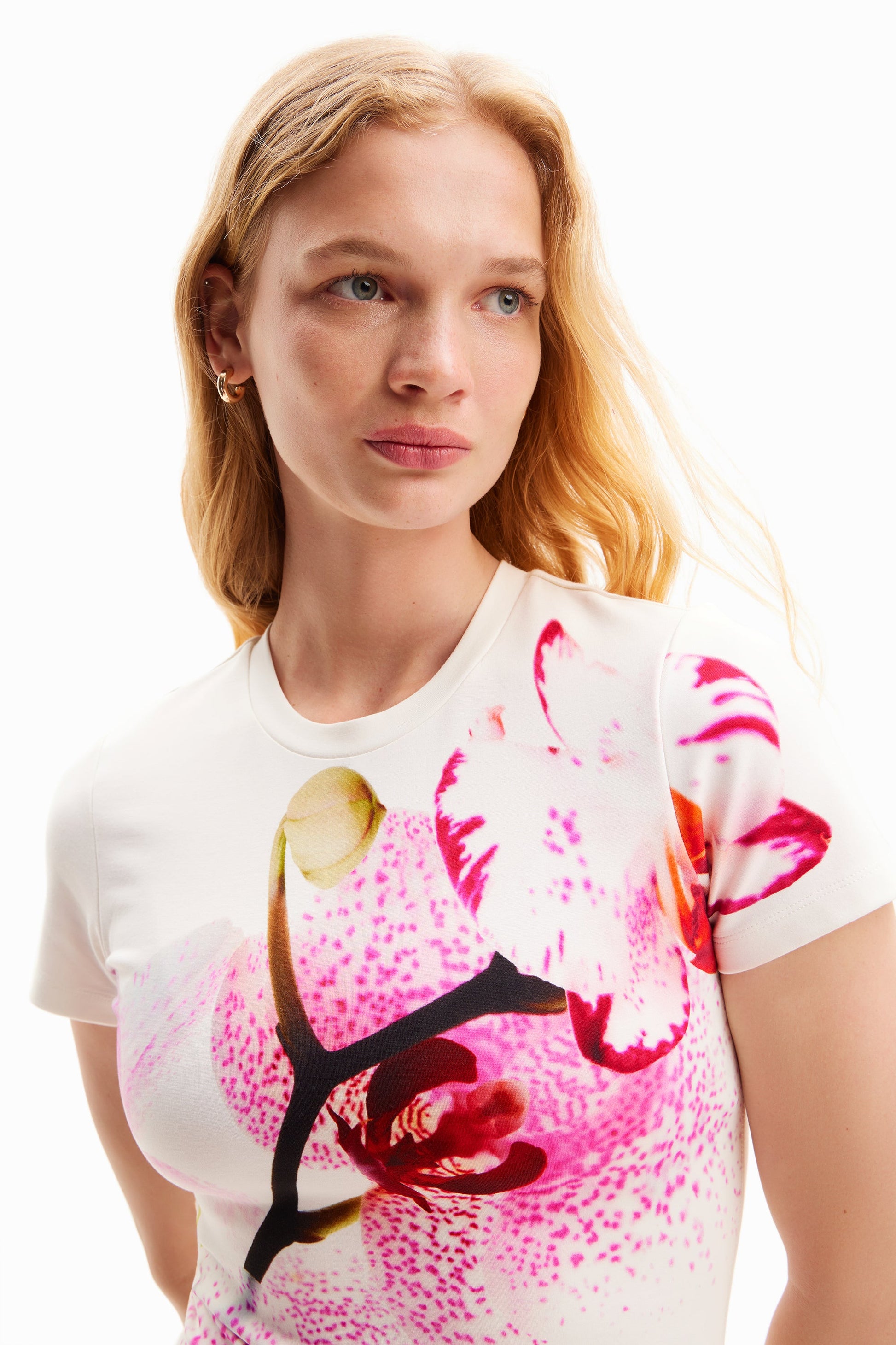 Desigual Women's Knit Midi Dress - Orchid Print, Stylish & Unique Desigual