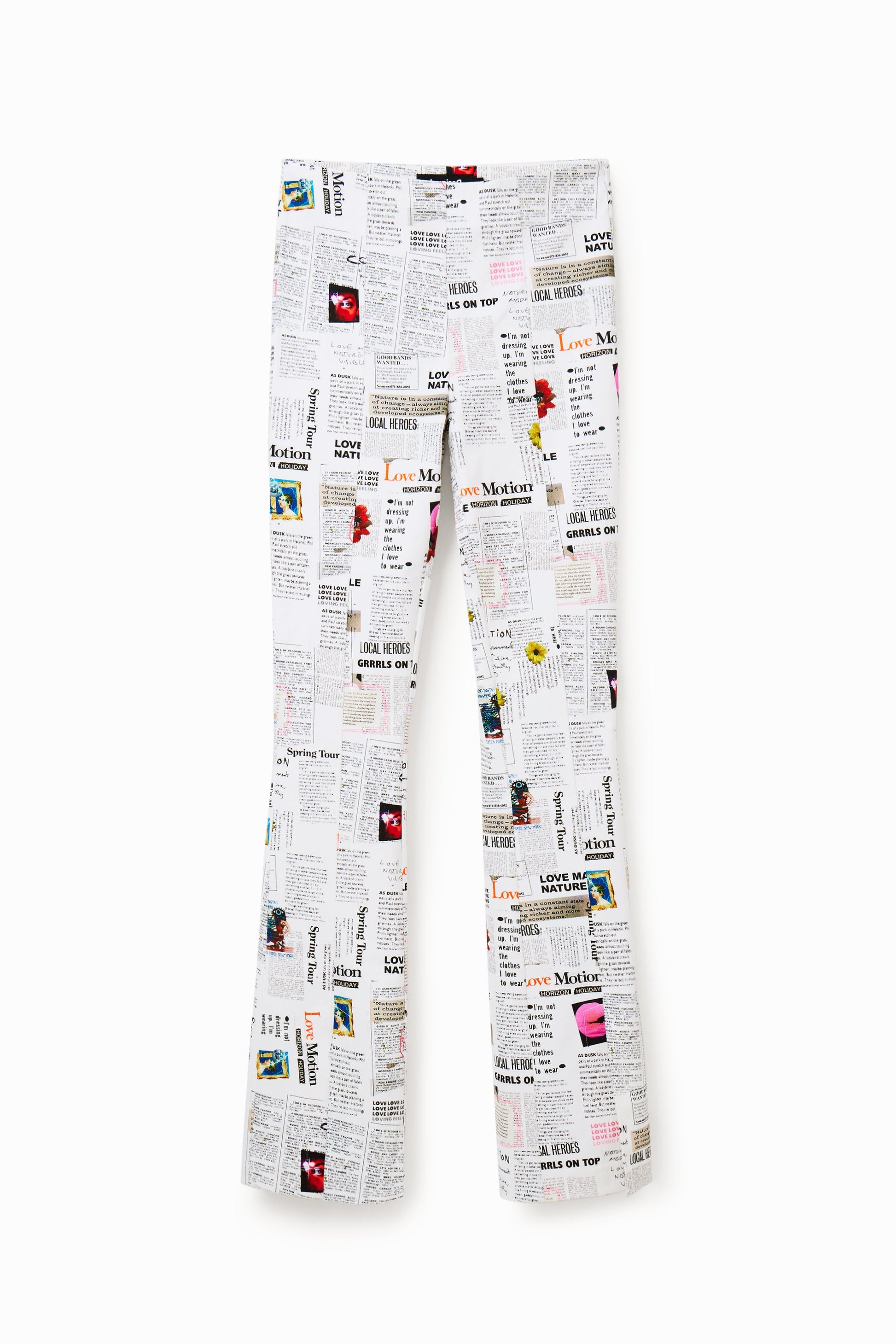 Desigual Women's Long Trousers - Unique Print, Comfortable Fit Desigual