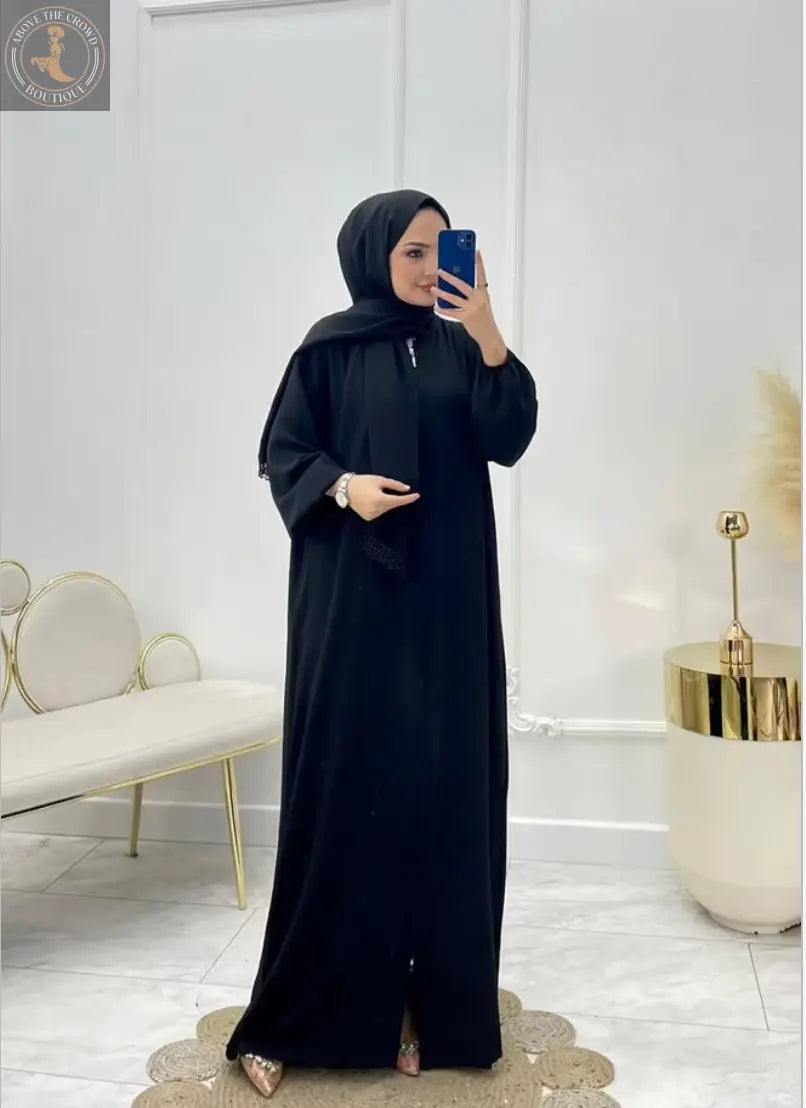 Elegant Islamic Abaya with Exquisite Embroidery - Modest & Unique Style Mode Roy