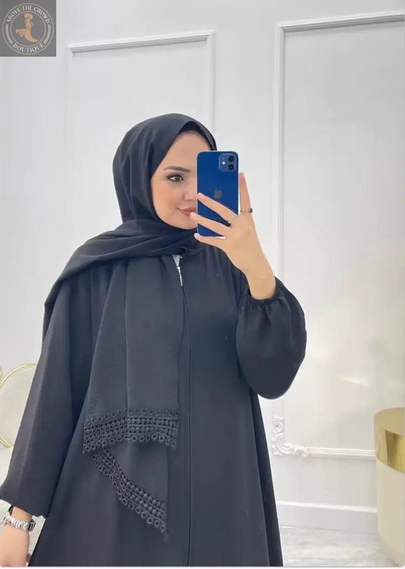 Elegant Islamic Abaya with Exquisite Embroidery - Modest & Unique Style Mode Roy