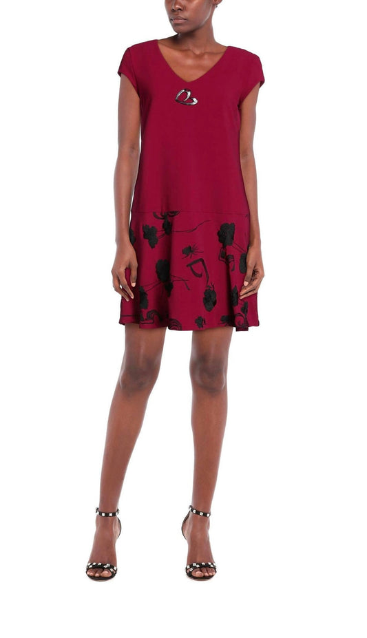 Elisa Cavaletti Burgundy Dress ECW192071200 Elisa Cavaletti