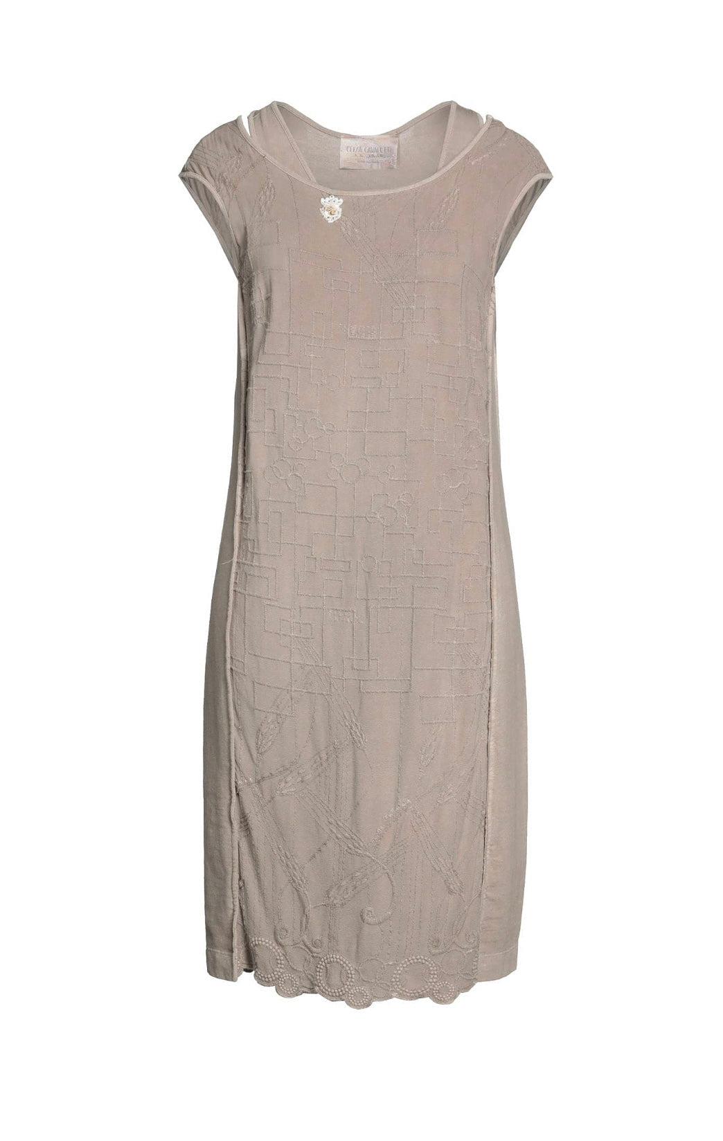 Elisa Cavaletti Dove Gray Sun Dress ELP192055901 Elisa Cavaletti