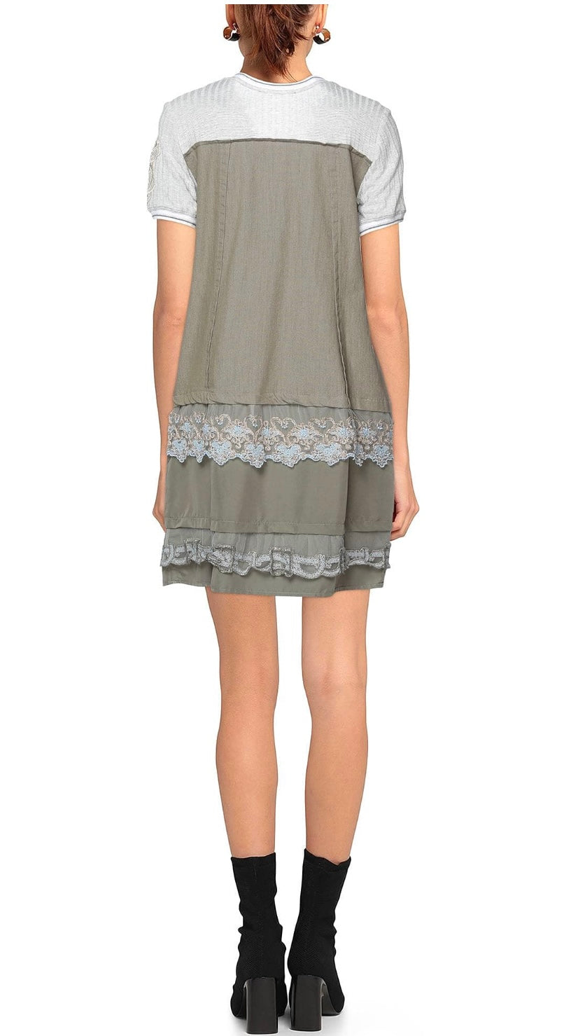 Elisa Cavaletti Military Green Dress EJP202034306 Elisa Cavaletti