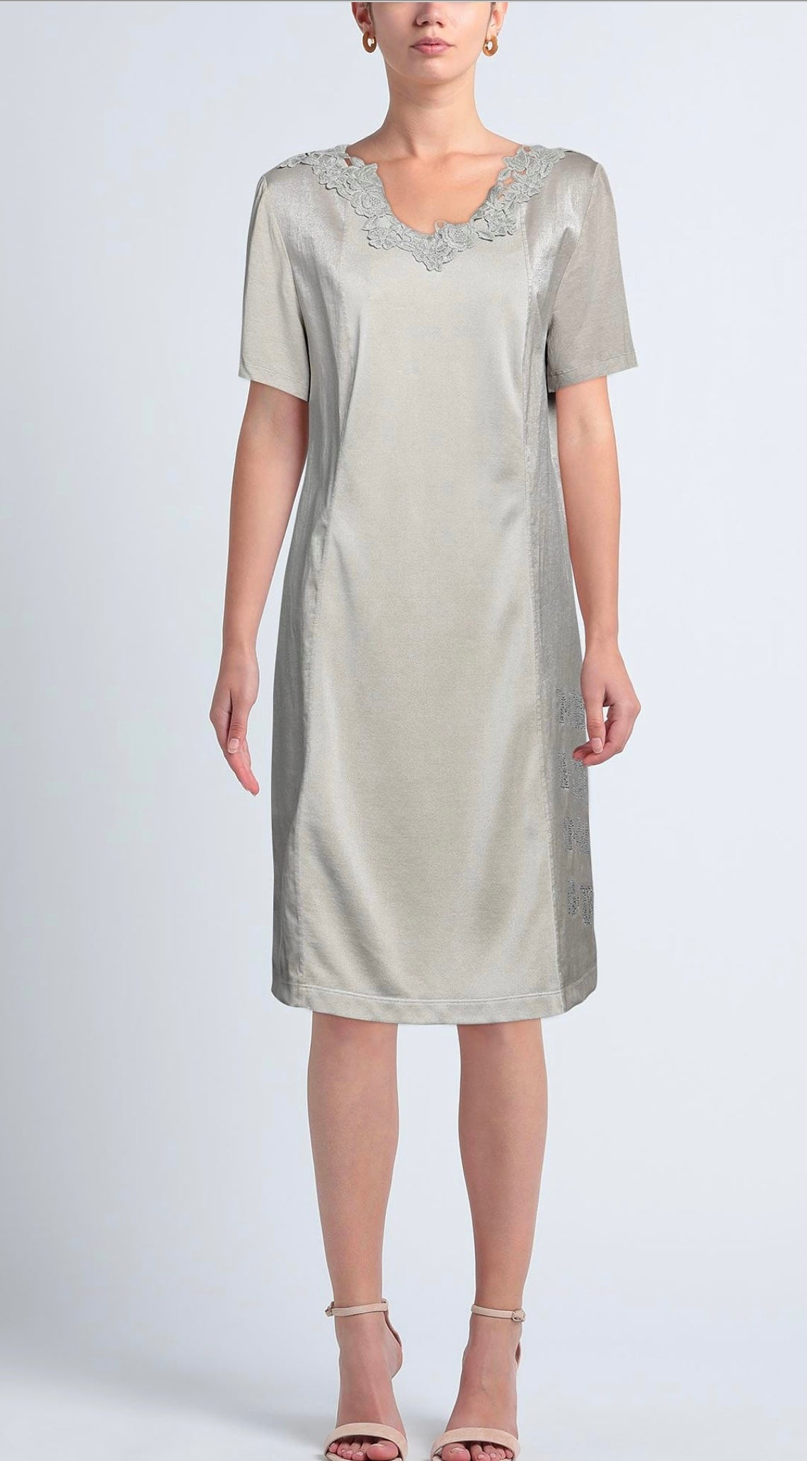 Elisa Cavaletti Terra Aqua Beige Dress ELP192035208 Elisa Cavaletti