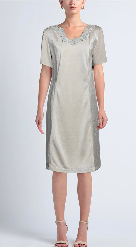 Elisa Cavaletti Terra Aqua Beige Dress ELP192035208 Elisa Cavaletti