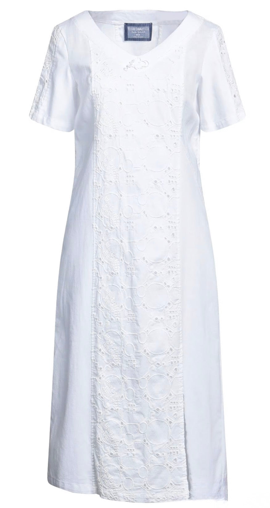 Elisa Cavaletti White Lace Dress ELP202024406 Elisa Cavaletti