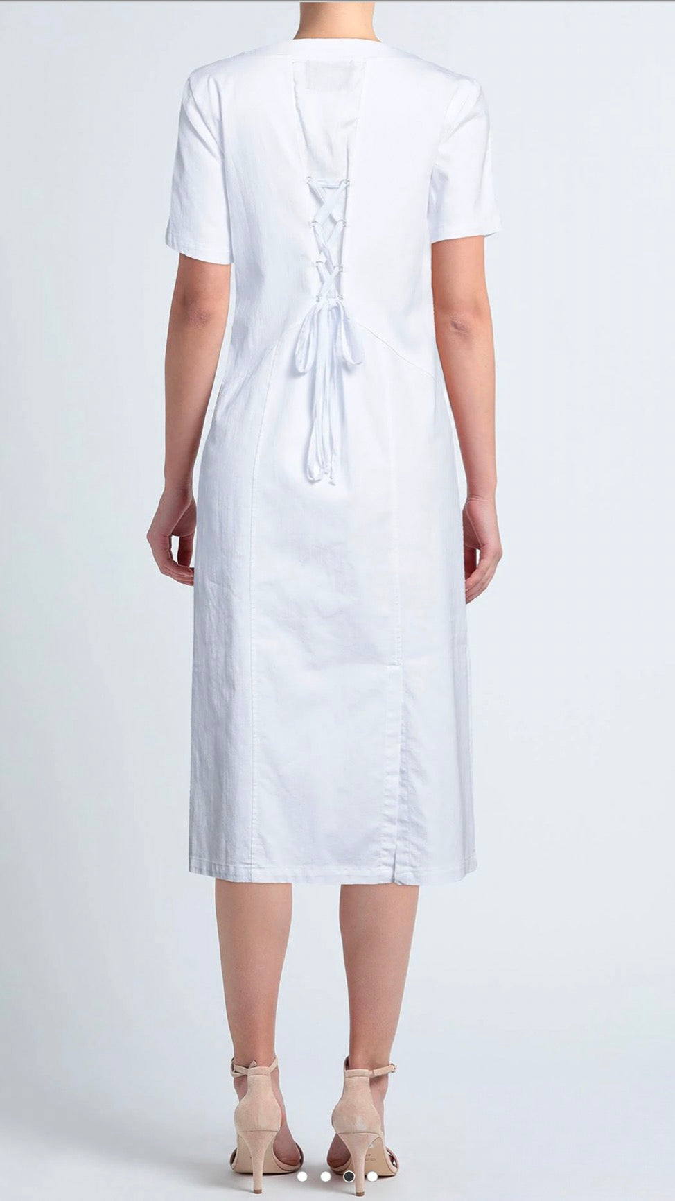 Elisa Cavaletti White Lace Dress ELP202024406 Elisa Cavaletti