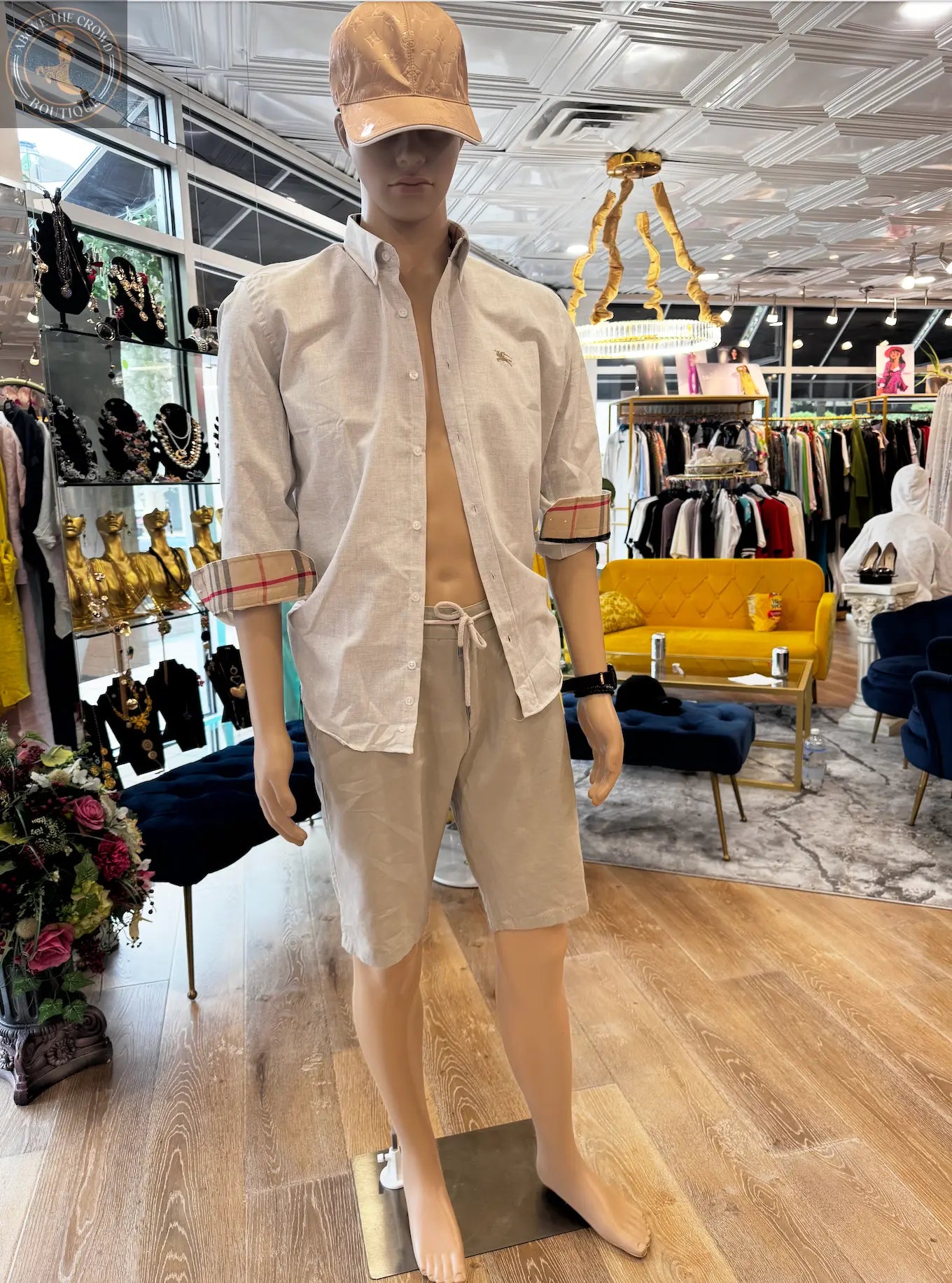 European Linen Bermuda Shorts for Men – Effortless Chic & Adjustable Comfort Above The Crowd Boutique