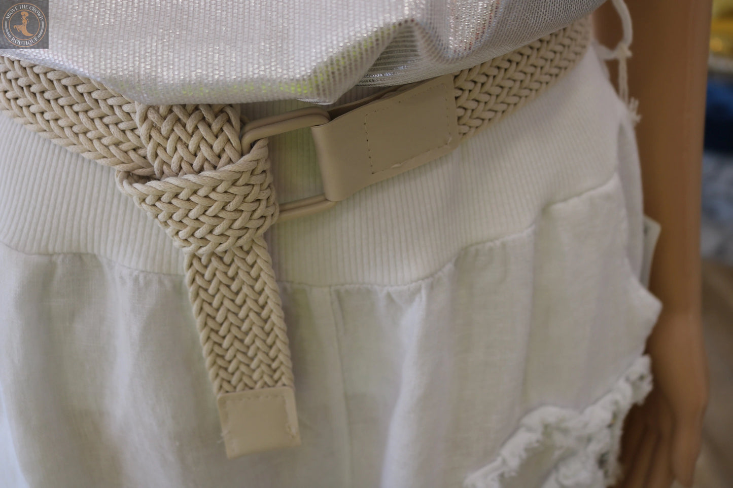 European Linen Shorts - Women's Summer Fashion, Unique Design Karma