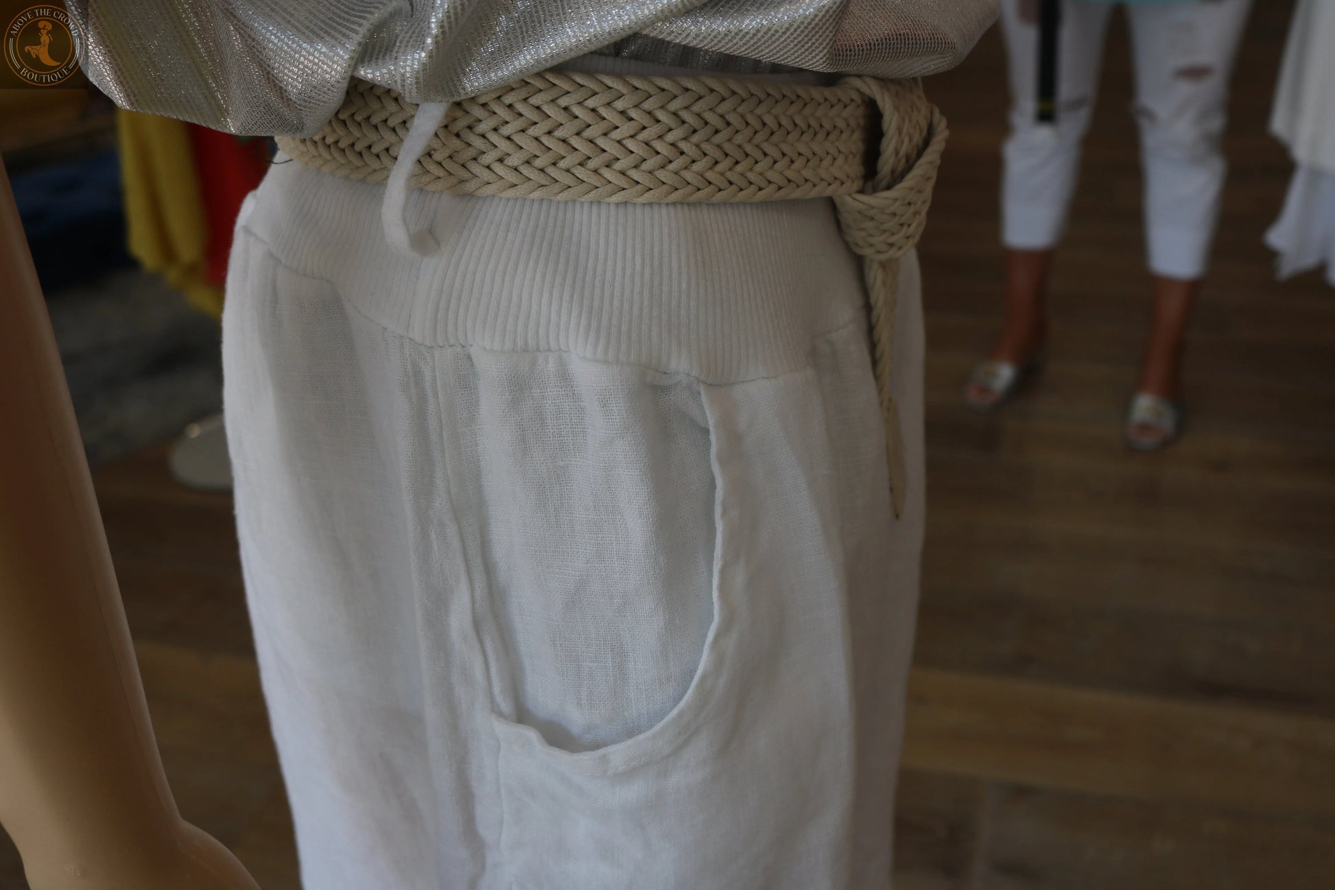 European Linen Shorts - Women's Summer Fashion, Unique Design Karma