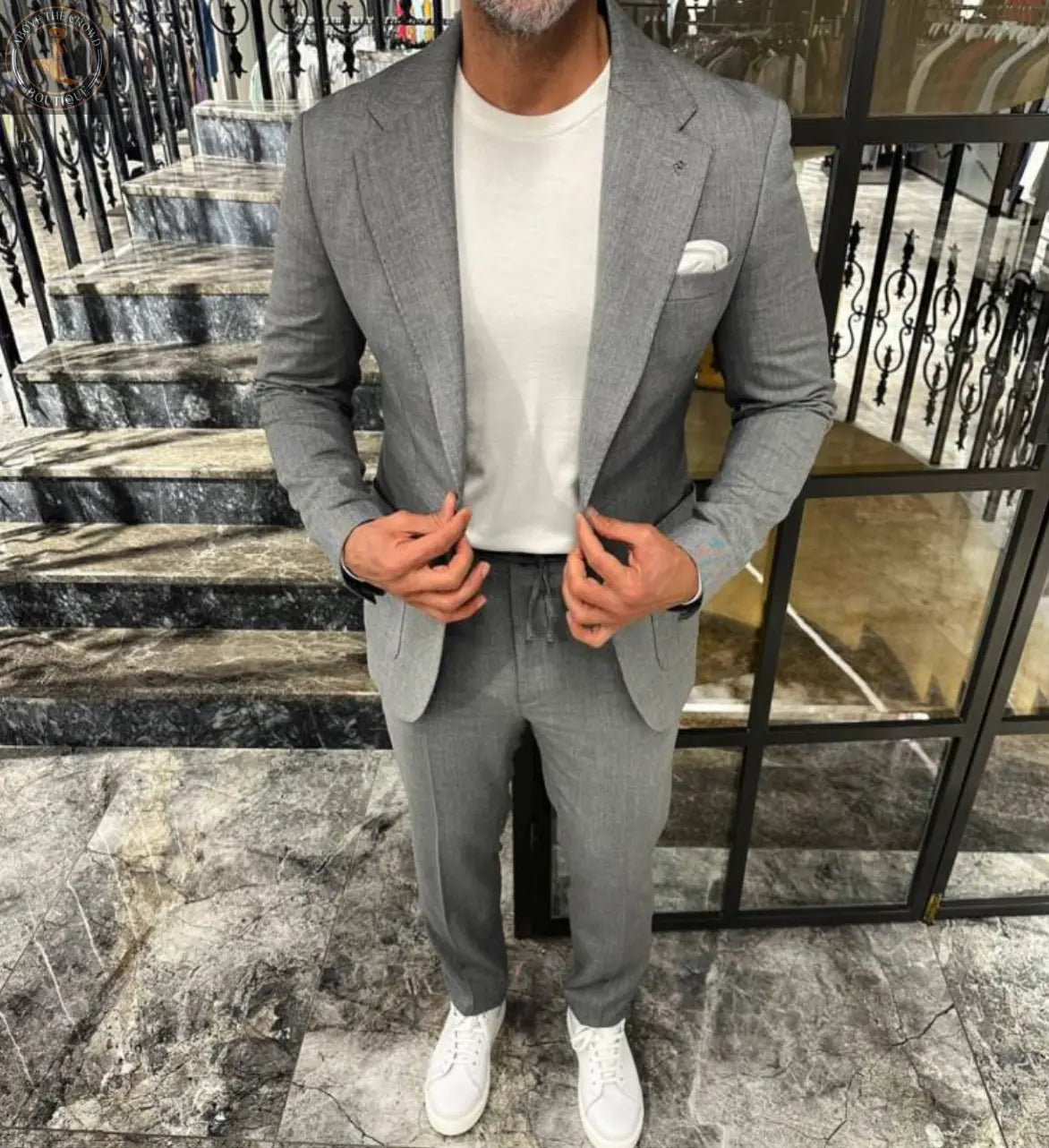 European Linen Suits for Men FCplus-Men's Fashion