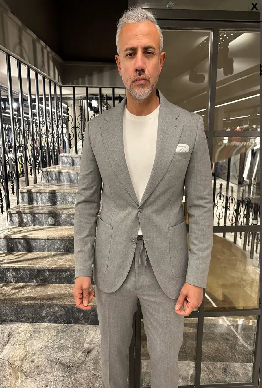 European Linen Suits for Men FCplus-Men's Fashion