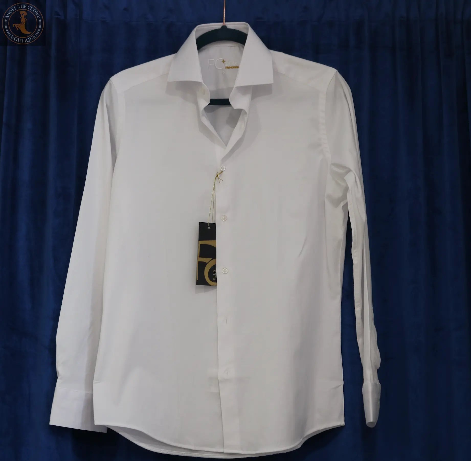 FC Plus Men's Classic Long Sleeve Dress Shirt FCplus-Men's Fashion