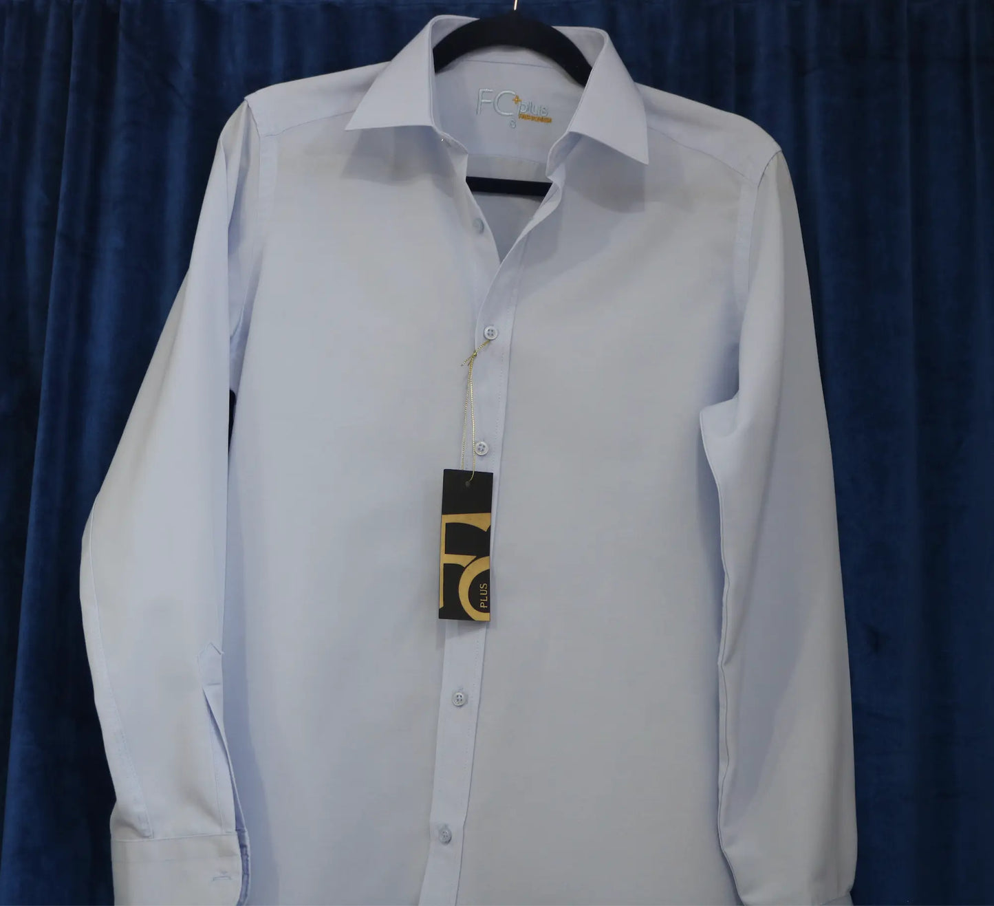 FC Plus Men's Classic Long Sleeve Dress Shirt FCplus-Men's Fashion