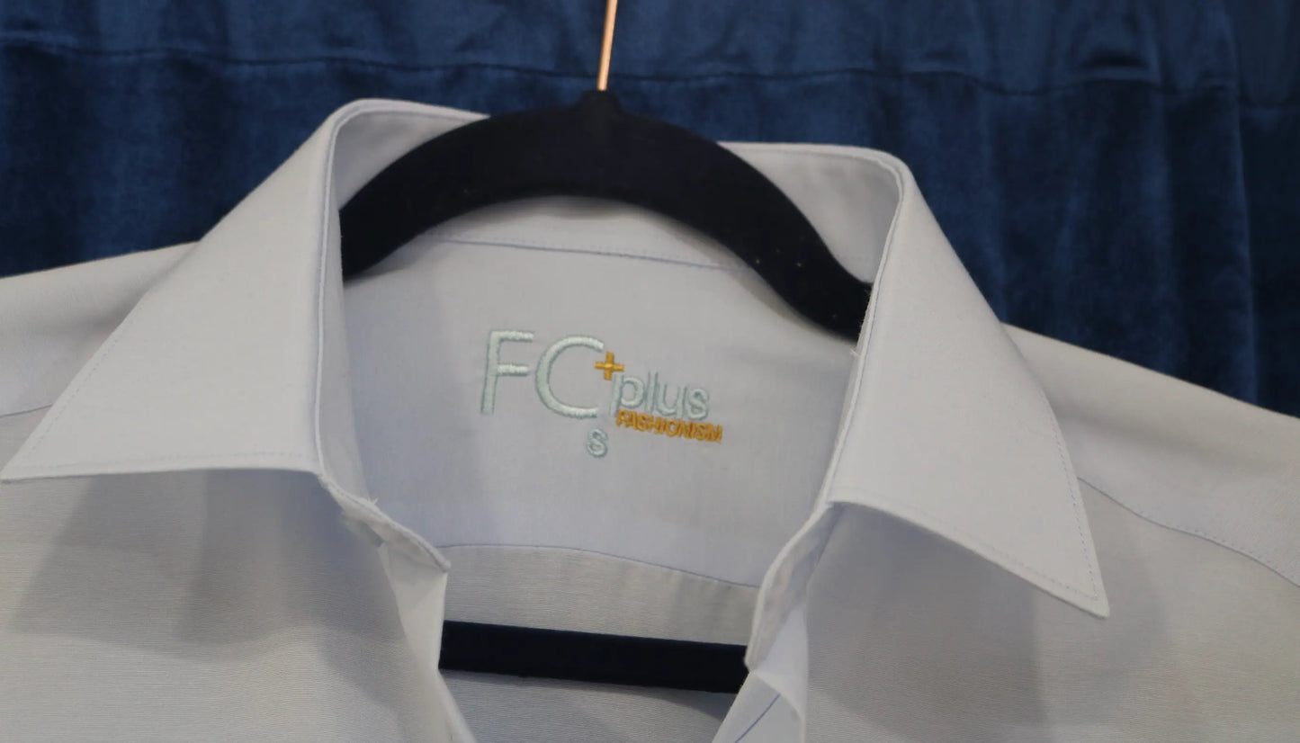 FC Plus Men's Classic Long Sleeve Dress Shirt FCplus-Men's Fashion