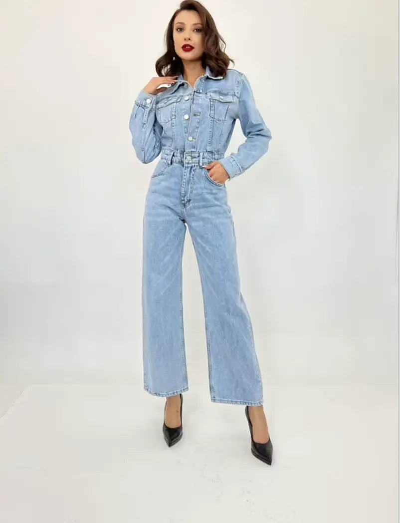 Fame Denim Overalls FME12794 Fame