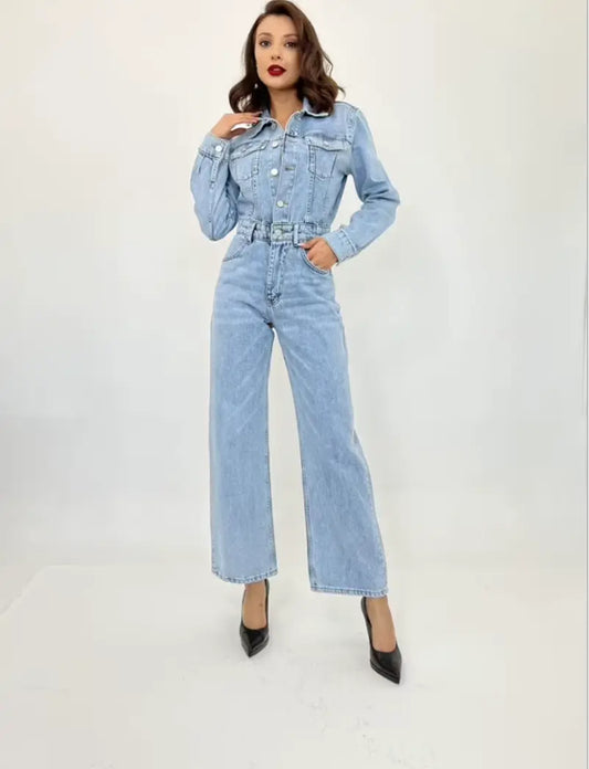 Fame Denim Overalls FME12794 Fame