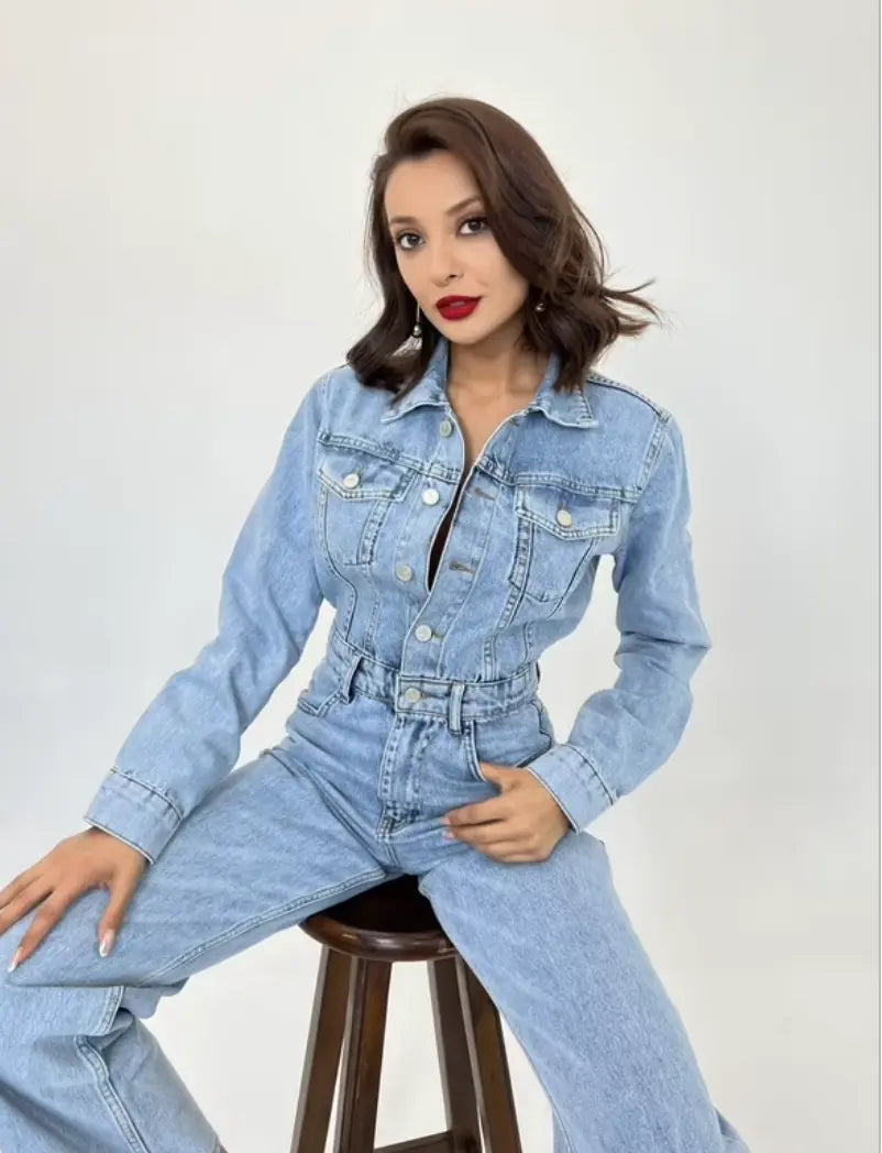 Fame Denim Overalls FME12794 Fame