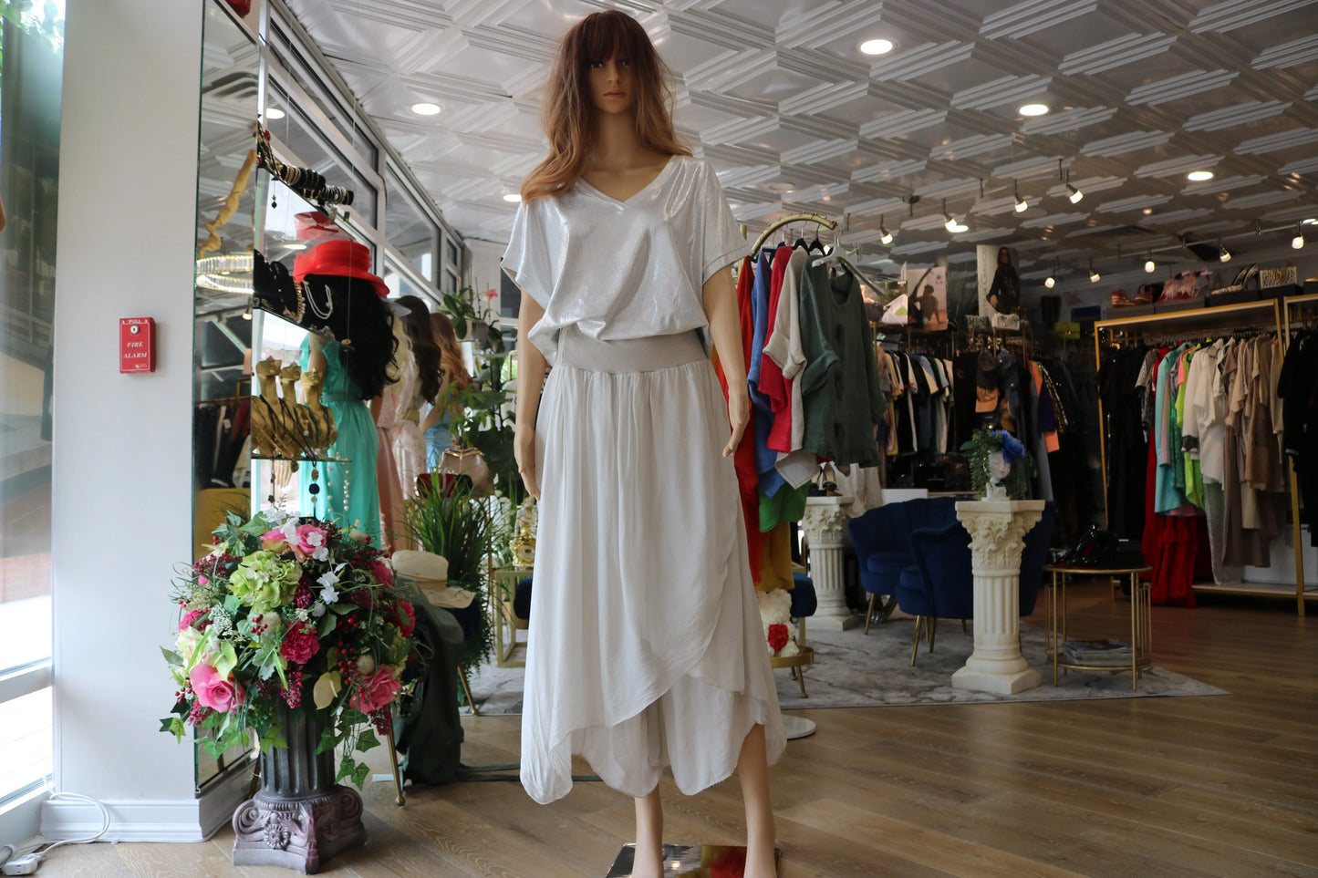 Flowing Asymmetrical Pants - Unique European Style Karma