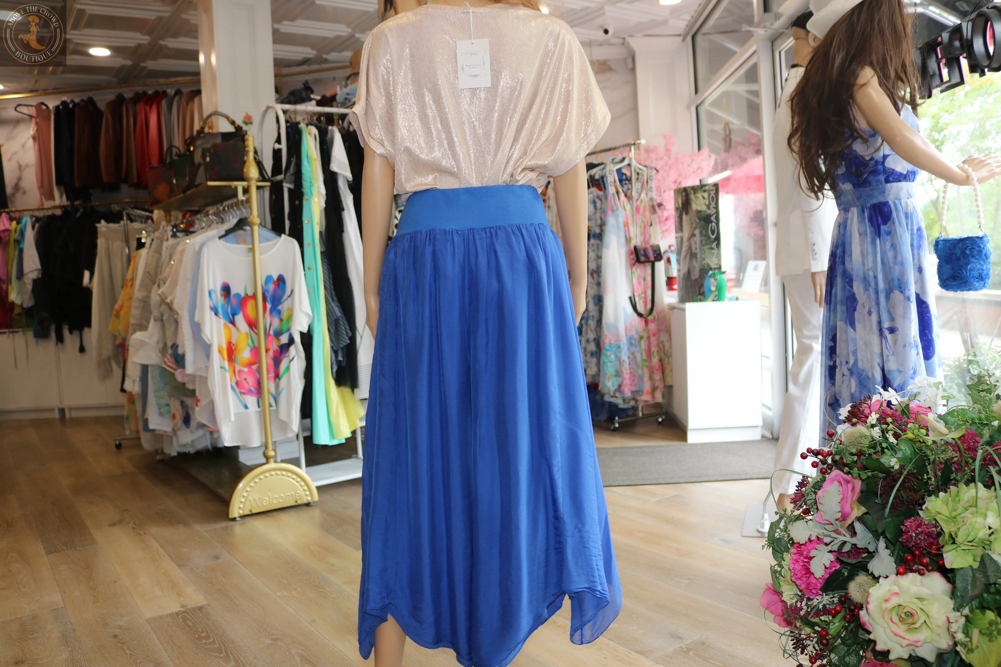 Flowing Asymmetrical Pants - Unique European Style Karma